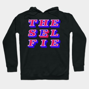 The selfie in USA colors. Hoodie